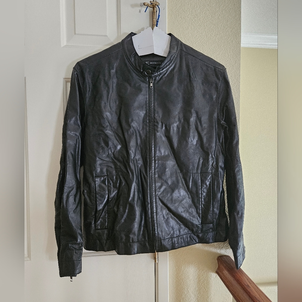 INC leather jacket